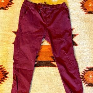 Maroon Joggers Forever 21 Men